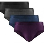 DAVID ARCHY 4 Pack Men's Micro Modal Underwear Soft Comfy Briefs