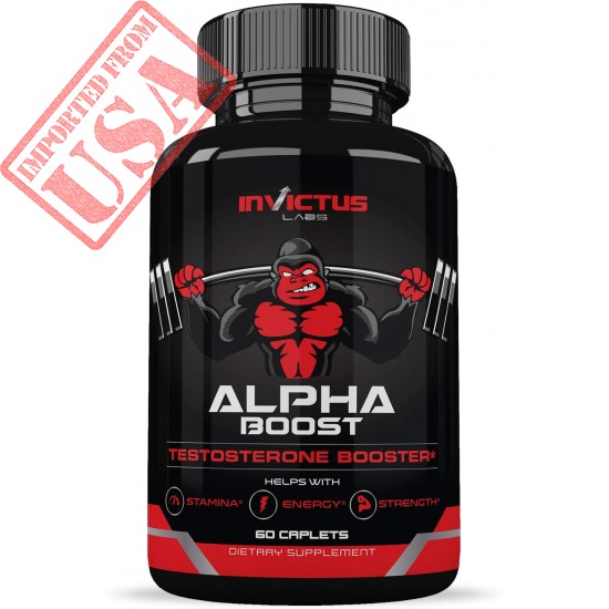 Extra Strength Testosterone Booster for Men (60 Caplets) | Natural Endurance, Stamina and Strength Booster | Build Muscle Fast | Performance and Recovery | Promotes Healthy Weight Loss and Fat Burning