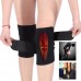 Self-Heating Knee Support, 1 Pair Cold-Proof Adjustable Tourmaline Magnetic Therapy Pad Arthritis Brace Protective Belt with Basic Open Patella Stabilizer