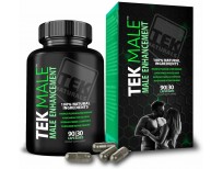 TEKMale™ All Natural #1 Rated Male Enhancement Growth - 11 Ingredients, 90 Pills, 30 Day Supply - Horny Goat Weed - Strength, Energy, Erections, Stamina and More (1)