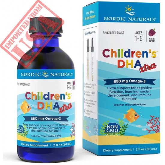 Nordic Naturals Children's DHA Xtra Fish Oil Supplement Rich in Omega DHA to EPA for Kids. Sale in Pakistan
