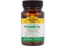 Vitamin D3 10000 IU Country Life 60 Softgel