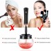 Premium Makeup Brush Cleaner Dryer Super-Fast Electric Brush Cleaner Machine Automatic Brush Cleaner Spinner Makeup Brush Tools (Black)