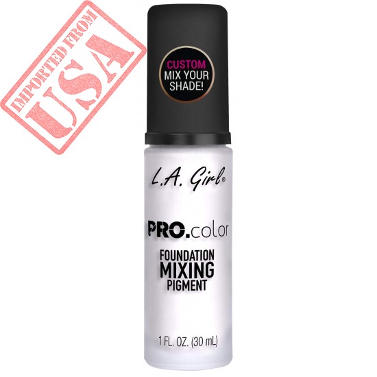 L.A. Girl Pro Matte Mixing Pigment, White, 1 Fluid Ounce