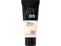Maybelline Fit Me Matte & Poreless Foundation, 097 Natural Porcelain