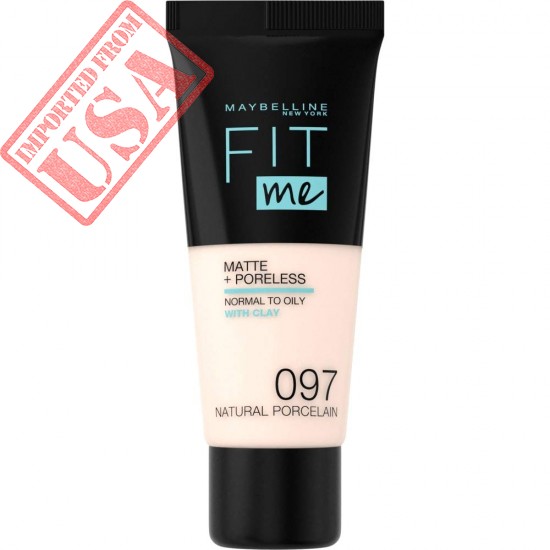 Maybelline Fit Me Matte & Poreless Foundation, 097 Natural Porcelain