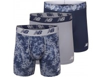 New Balance Men's 6" Boxer Brief Fly Front with Pouch, 3-Pack