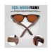Polarized Wood Sunglasses for Men Women - Bamboo Wood Sunglasses with Case