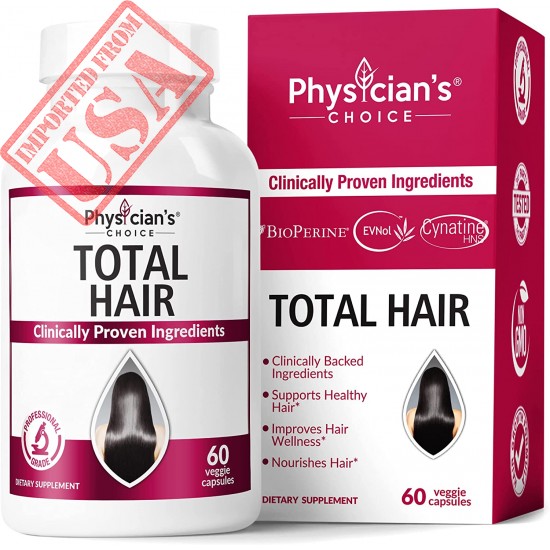 Hair Growth Vitamins (Clinically Proven Ingredients) Award Winning Keratin, Biotin and More, Proven Hair Vitamins for Faster Healthier Hair Growth - Hair Loss & Thinning Supplement for Women & Men