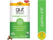 Country Life Gut Connection - Energy Balance - 60 ct - Help Improve Microbiome Health - Increases Clean Clear Energy - Supports Alertness