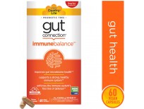 Country Life Gut Connection Immune Balance - Probiotic-Free - Promotes Improved Gut Microbiome Health & Gut-Brain Balance - Supports Strong Healthy Immune System - Gluten-Free, Vegan - 60 Vegan Caps