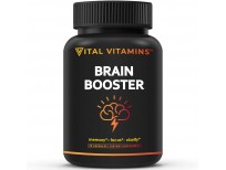 Brain Supplement Nootropics Booster - Enhance Focus, Boost Concentration, Improve Memory & Clarity for Men & Women, Ginkgo Biloba, Dmae, Mind Enhancement, Iq Neuro Energy, Vitamin B12 Bacopa Monnieri