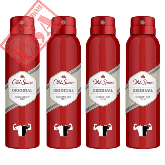 Old Spice Original Deodorant Body Spray, 5.07 Ounce (Pack of 4)