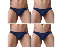 Underwear Men's 4 Pack Classic Low Rise Stretchy Hip Briefs Bikini