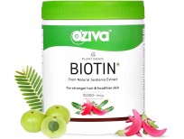 Plant Based BIOTIN with 100% Natural Sesbania Agati,Bamboo Shoot,Amla & More for Better Hair Growth,Skin & Nails Health.(0.26 lbs)