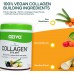 OZiva Plant Based Collagen Builder with Biotin & Silica, Acai Berry, Bamboo Shoot, Sea Buckthorn for Anti Aging Beauty, 0.55 lbs, 100% Natural & Vegan Friendly (250 g)