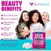 Glutathione Skin Whitening Pills - Vegan Skin Bleaching Pills for Dark Spots, Acne & Scar Removal - Made in USA - Natural Glutathione Supplement with Anti-Aging Properties