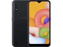 Samsung Galaxy A01 (A015M) 32GB, Dual SIM, GSM Unlocked, 5.7” Display Smartphone - International Version - Black
