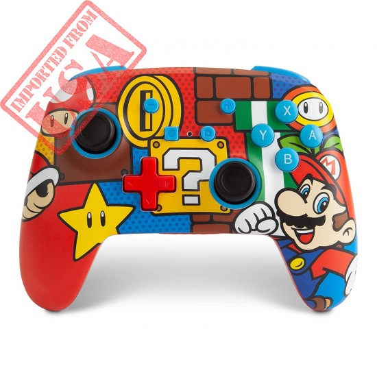 PowerA Enhanced Wireless Controller for Nintendo Switch - Mario Pop (Only at Amazon)