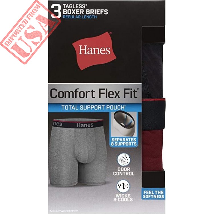 Hanes Men's Comfort Flex Fit Total Support Pouch 3-Pack, Available in ...