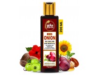 THE INDIE EARTH RED ONION ANTI HAIR LOSS & HAIR GROWTH OIL WITH PURE ARGAN, JOJOBA, ROSEMARY, BLACK SEED OIL IN PUREST FORM VERY EFFECTIVELY CONTROL HAIR LOSS, PROMOTES HAIR GROWTH 200ml