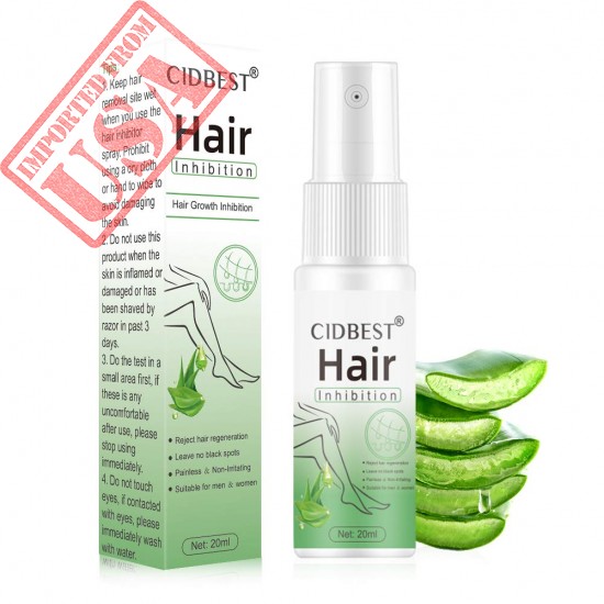 Hair Growth Inhibitor, Hair Removal Spray, Hair Removal Cream, Permanent Hair Inhibitor, for Men ＆ Women Underarm, Arm, Leg, Bikini, Body