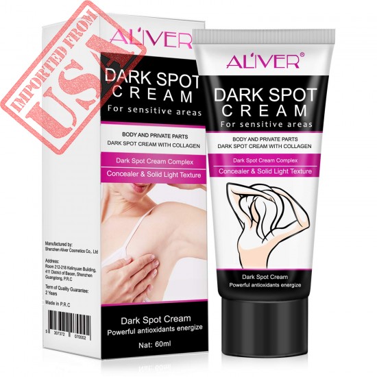 Dark Spot Cream, Natural Underarm Cream, Dark Spot Cream Corrector for Neck and Dark Spots, Sun Spots, Age Spots, Hyperpigmentation, Even Sensitive Skin-Instant Result