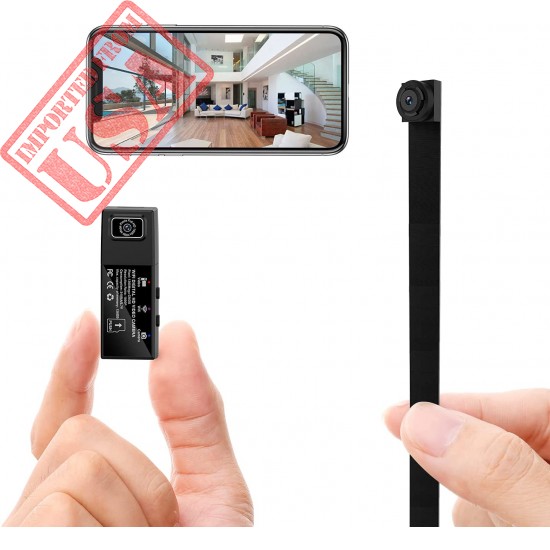 Mini Spy Hidden Camera Wireless WiFi Small Nanny Cam Home Security Surveillance Camera for Home Office Video Recorder with 2 Lens 1080p APP Remote View Motion Detection