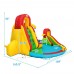 Kids Inflatable Water Slide Bounce Park Splash Pool Water Cannon 480W Blower