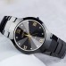 2019 quartz stainless steel table stainless steel chain black color wrist couple watch black