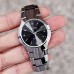 2019 quartz stainless steel table stainless steel chain black color wrist couple watch black