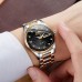 Men and Women Fashion Stainless Steel Set Watches Fashion Luxury Wristwatch Date Day Quartz Lover's Couple Watch