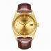 FNGEEN 3301 Men Top Brand Luxury Business Couple Watch Waterproof High-end Crystal Gold Watch Quartz Calendar Clock Wristwatches