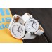 2018 New Korean Style Couple Leather Fashion Cute English Word Analog Wrist Watch