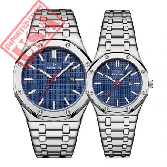 Hot Selling IIK Collection Couple Quartz Luxury Watch OEM Logo Men Lady Lover Wristwatch Custom Watch