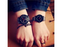 2018 dropshipping most popular in stock couple wrist watch for lovers