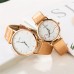 WJ-8733 Hot Selling Fashion High Quality Lover Cheap Quartz Couple Watch Leather Couple Wrist Watch