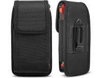 Universal Case for iPhone 8 7 Plus Pouch Case, iNNEXT Vertical Holster Belt Clip Carrying Case Pouch for iPhone X iPhone XS iPhone XR iPhone 6 Plus/iPhone 6S Plus/iPhone 7 Plus 5.5 inch (Black)