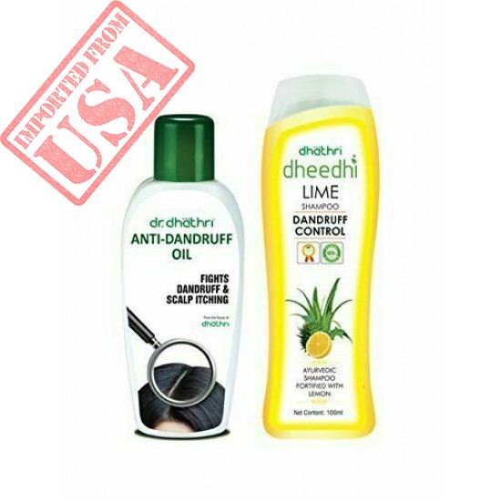 Dhathri Anti Dandruff oil 75 ml and Deedhi Lime Shampoo 100 ml