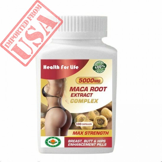Bigger Breast Butt And Hips Enlargement Maca Root Extract Complex 5000mg