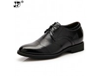 Height increasing 6cm Men Dress shoes Split Leather Oxford shoes Brown Black Wedding Business Shoes Men 889