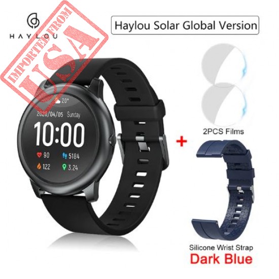 Haylou Solar Smart Watch Global Version IP68 Waterproof Smart watch for Men & Women Sale in Pakistan