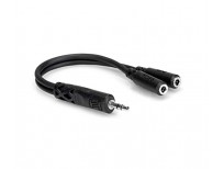 Hosa YMM-232 3.5 mm TRS to Dual 3.5 mm TRSF Y Cable