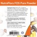 NOW Supplements, NutraFlora FOS (Fructooligosaccharides) Pure Powder, Prebiotic Fiber, 4-Ounce