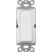 Lutron Claro On/Off Switch, 15 Amp, 3-Way, CA-3PS-WH, White