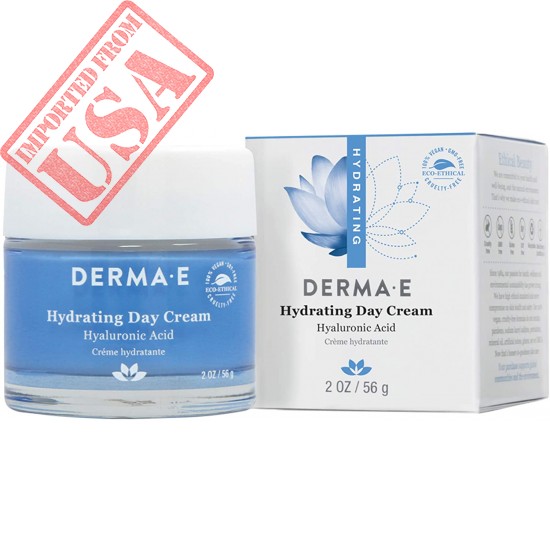 DERMA-E Hydrating Day Cream with Hyaluronic Acid, Standart, 2 Ounce