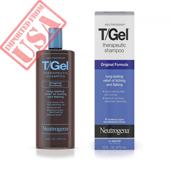 Neutrogena T/Gel Therapeutic Shampoo Original Formula, Anti-Dandruff Treatment for Long-Lasting Relief of Itching and Flaking Scalp as a Result of Psoriasis and Seborrheic Dermatitis