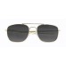 CampCo HUMVEE HMV-52B-GOLD Polarized Bayonette Style Military Sunglasses with Gray Lenses and Gold Frame, 52mm