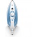 BLACK+DECKER Steam Iron with Pivoting Cord, Nonstick Soleplate, Blue, F210