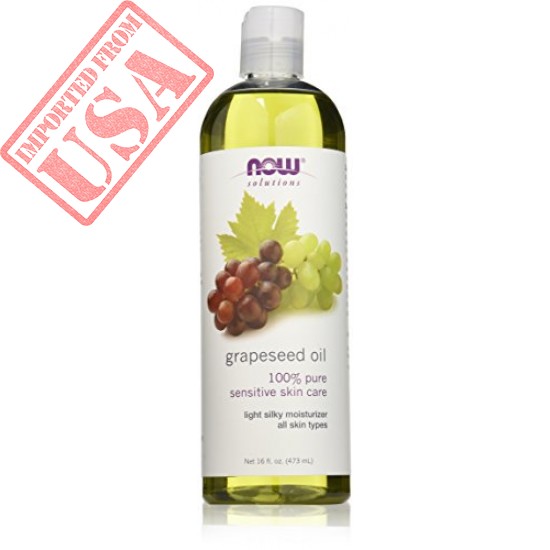 Buy Original Now Grape Seed Oil, 16-Ounce Imported From USA